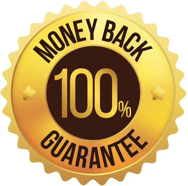slim boost tea money back guarantee badge